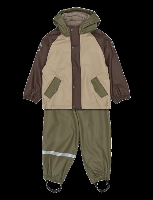 mikk-line | Pu Rain Set + Fleece/Susp. 104 | 122
