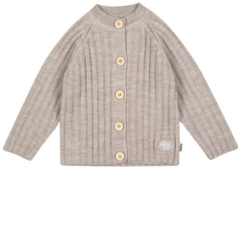 Lillelam Nature Babycardigan Lysbeige Light Beige 62 cm Uld Beige  62 cm  unisex