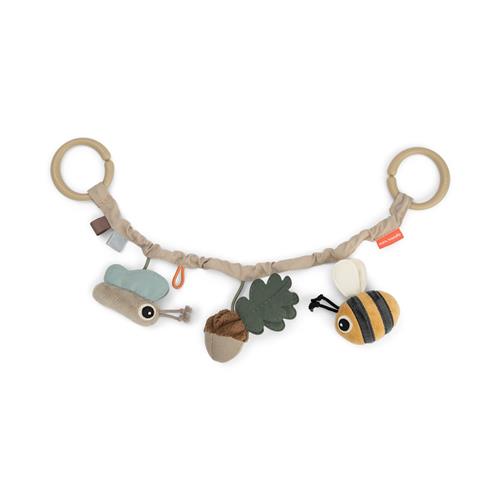 Done by Deer Pram Toy Tiny Trails Sand Sand One Size  Beige  One Size  unisex
