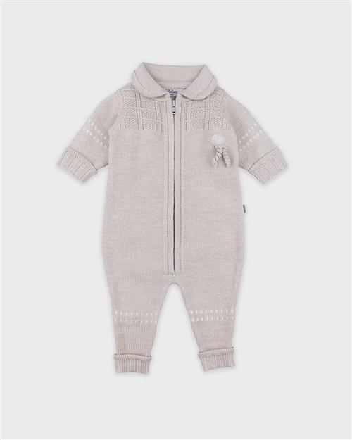Lillelam Babysuit Classic Light Beige Light Beige 92 cm Uld Beige  92 cm  unisex