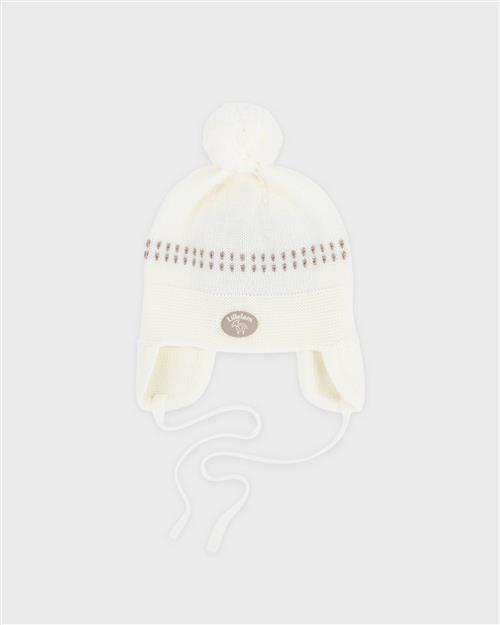 Lillelam Hat Classic White White 50/52 cm Uld Hvid  50/52 cm  unisex