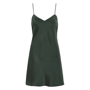 Damella 44001 Nightdress Mørkgrøn  silke Medium Dame