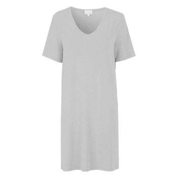 Damella Bamboo Short Sleeve Nightdress Grå Bambus XX-Large Dame