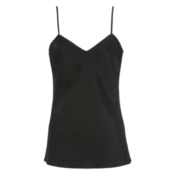 Damella Silk Camisole Sort silke Large Dame