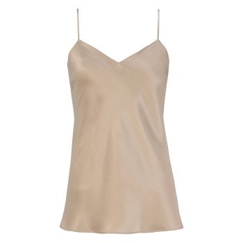 Damella Silk Camisole Nougat silke Small Dame