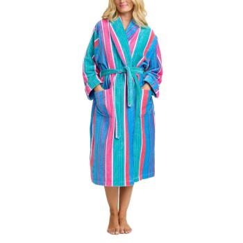 Damella Torekov Robe Blå/Rosa bomuld Small Dame