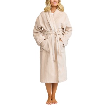 Damella Unisex Torekov Robe Beige bomuld X-Large Dame