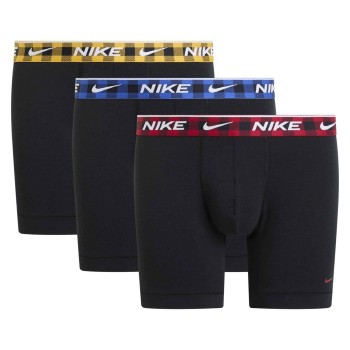 Nike 3P Essentials Cotton Stretch Boxer Brief Sort/Ternet bomuld X-Large Herre