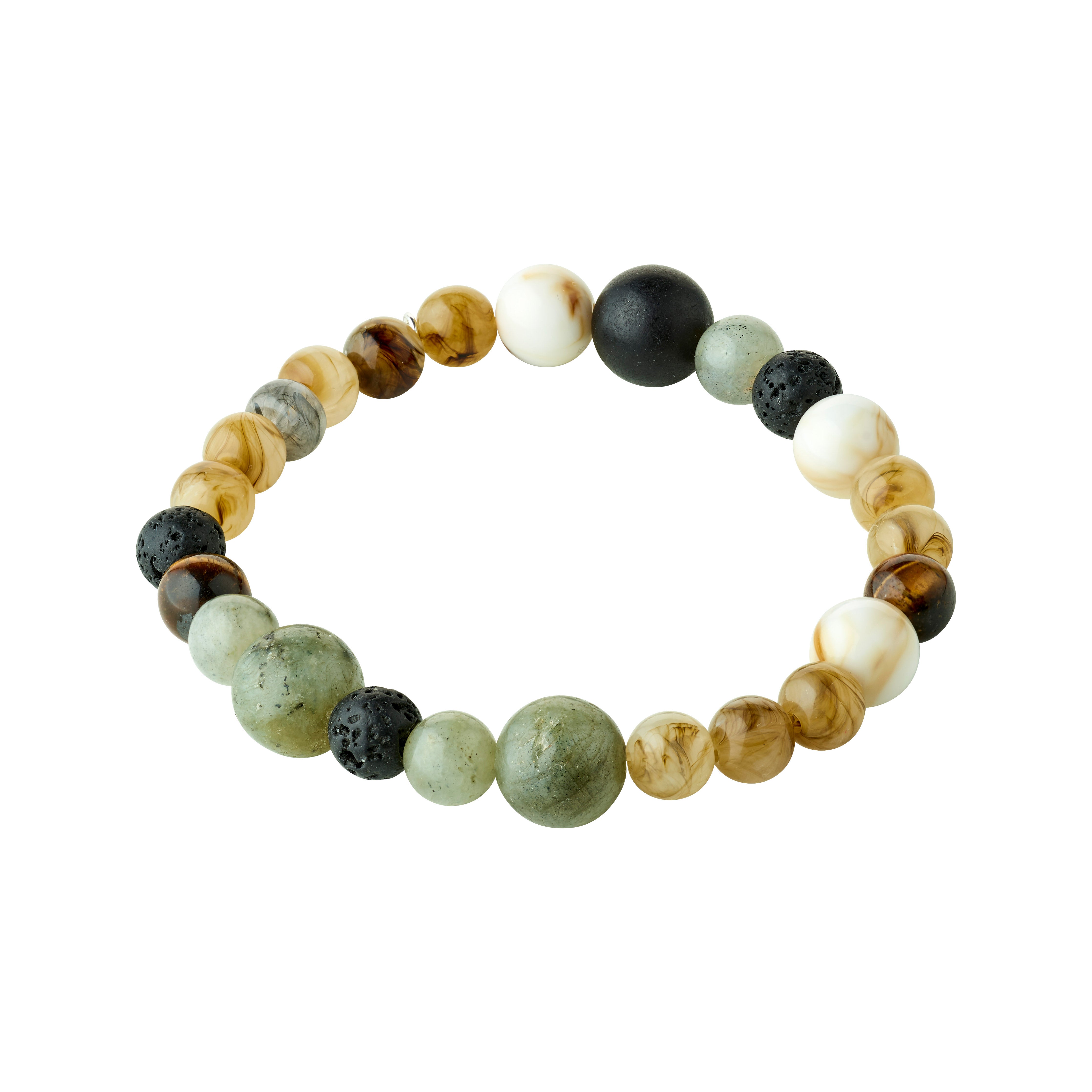 Pilgrim ROOT armbånd sølvbelagt/multi