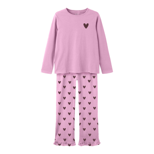 NAME IT Nattøj Reaq Full Blooming Pink