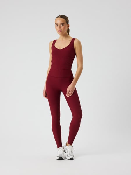 Björn Borg Studio Ribbed Tights Rød, L