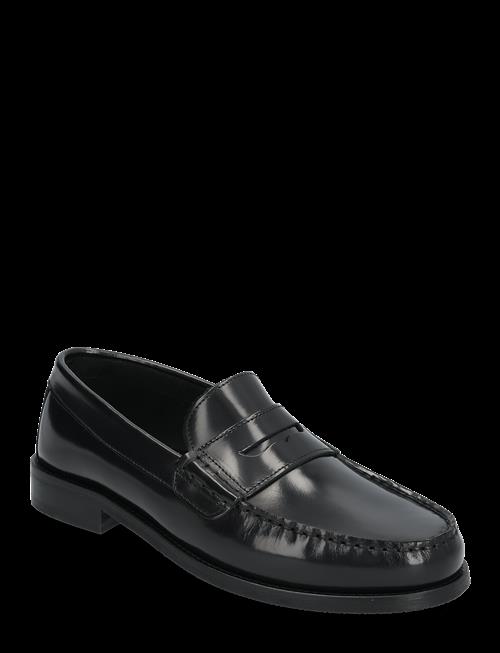 Garment Project | Miles Penny Loafer - Black Polido | 45