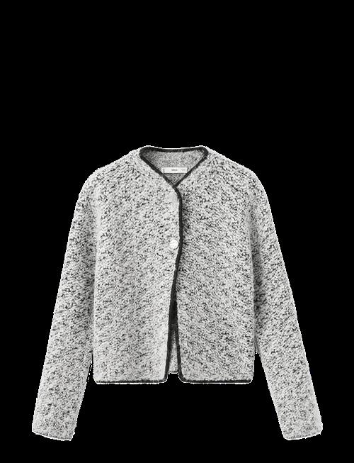 Mango | Flecked Cotton-Blend Jacket | L