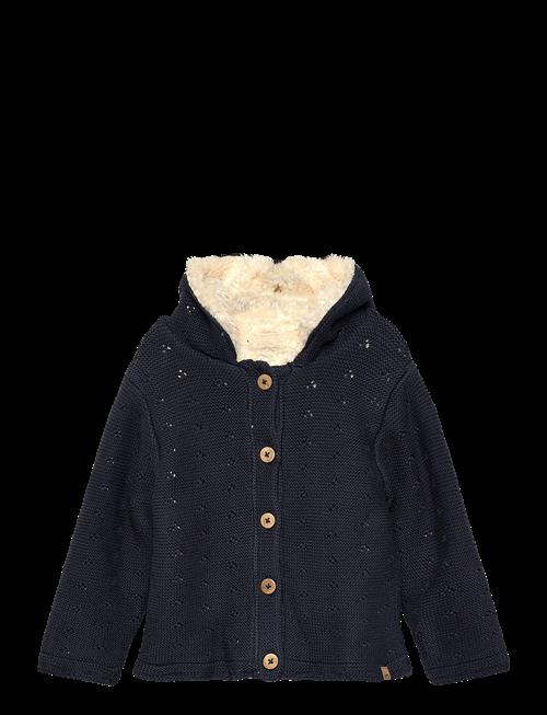 Minymo | Jacket Knit W. Teddy Lining | 86