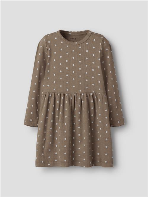 Name It Kort Kjole Taupe Gray  Taupe Gray 86 cm  Grå  86 cm  Piger