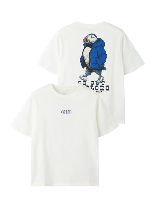 Name It T-shirt Cloud Dancer  Cloud Dancer 134/140 cm  Hvid  134/140 cm  Drenge