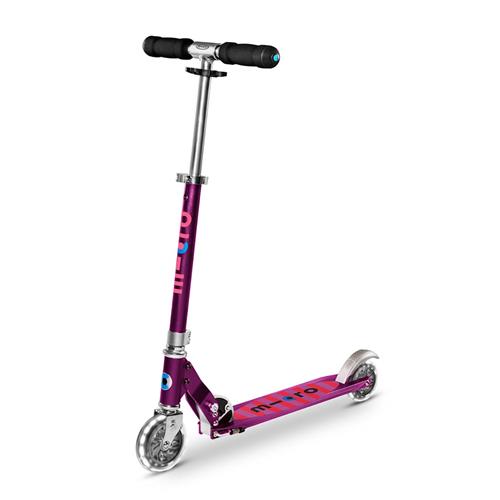 Micro Sprite LED Løbehjul Purple Stripe  Purple Stripe-OS  Lilla  One Size 5 Years + unisex