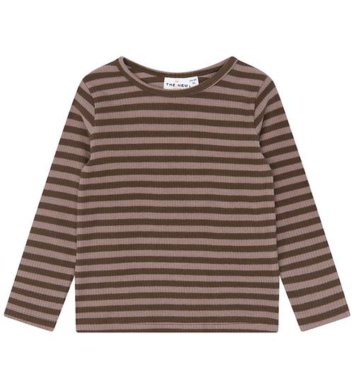 The New Bluse - Rib - TnstFro - Chestnut Striped