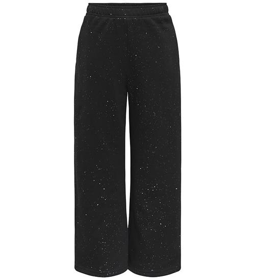 Kids Only - Sweatpants - KogOlivia - Black/Silver Glitter
