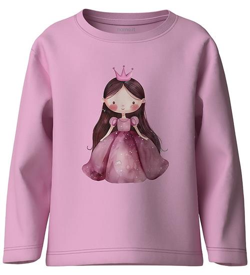 Name It Bluse - NmfVotea - Full Blooming Pink/Pink Princess