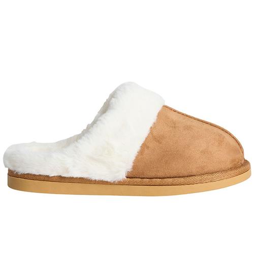 Name It Hjemmesko - NknReed - Medal Bronze/Fur Detail In Creme