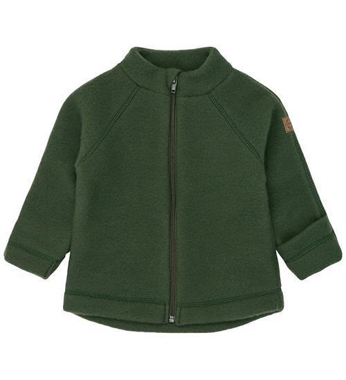 Mikk-Line Fleecejakke - Uld - Kombu Green