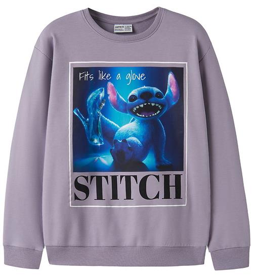 Name It Sweatshirt - NkfOlbena - Stitch - Lavender Gray
