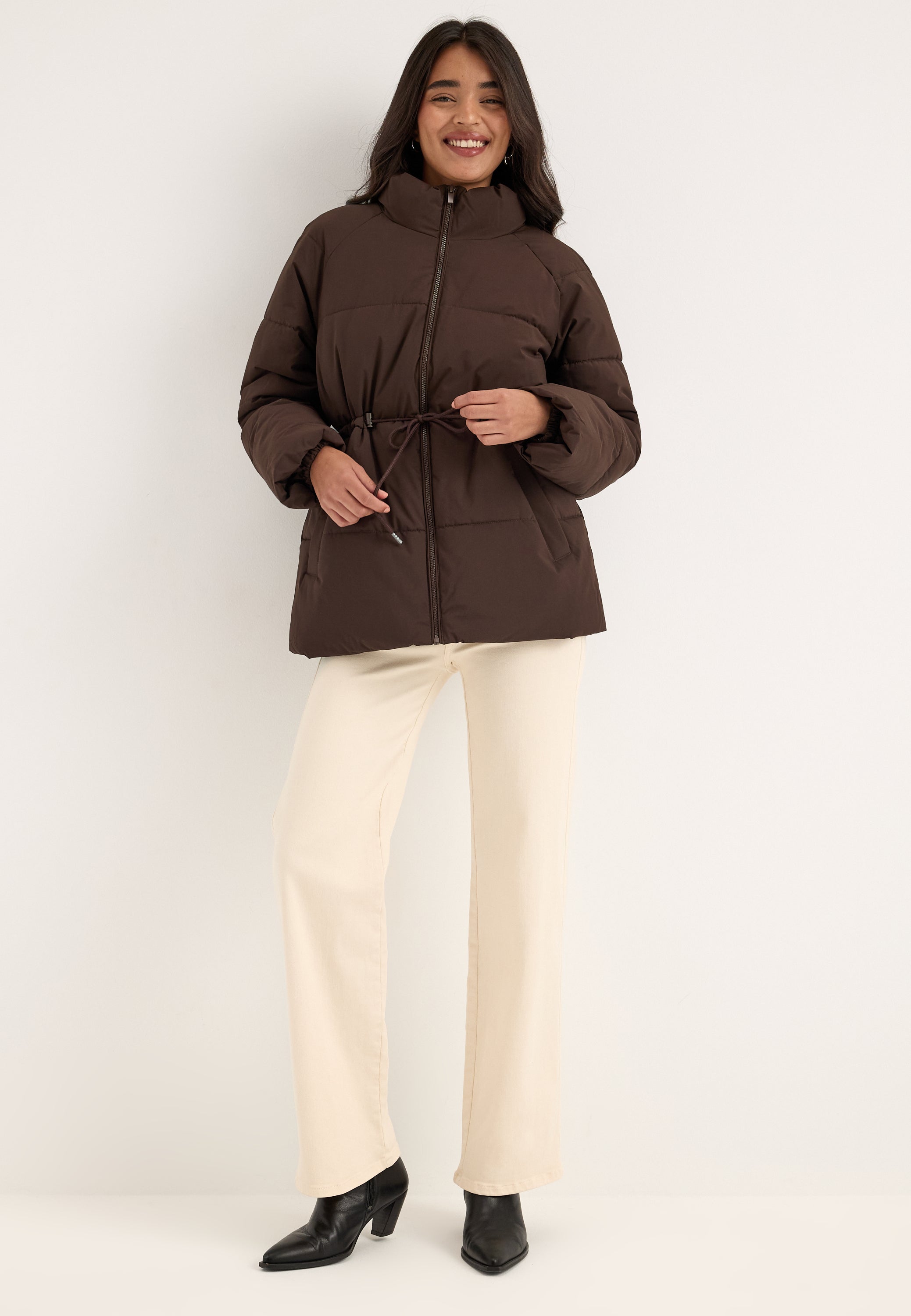 VILA Vilavender L/S PUFFER JACKET