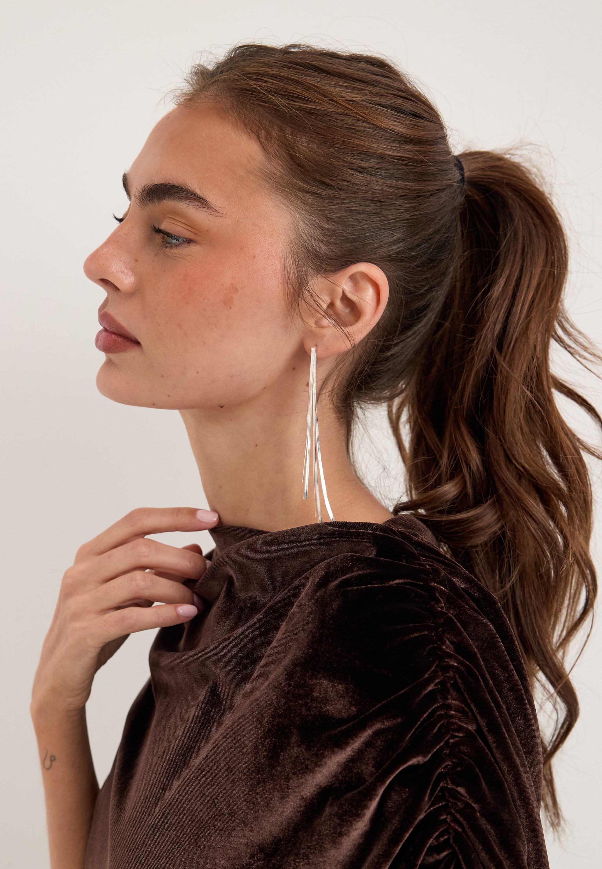 PILGRIM Olanor Earrings Silver-plated