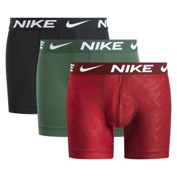 Nike 6P Everyday Essentials Micro Boxer Brief Rød Mønster  polyester Medium Herre