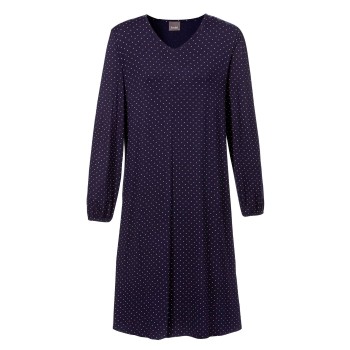 Trofé Trofe Bamboo Long Sleeve Dress Marineblå Large Dame