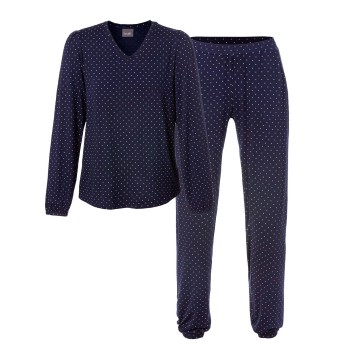 Trofé Trofe Bamboo Pyjamas Marineblå Bambus X-Large Dame