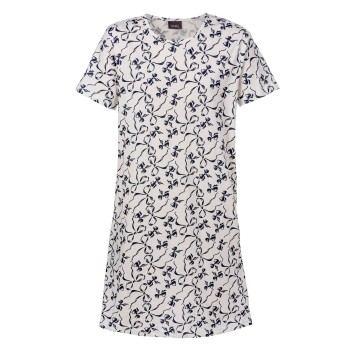 Trofé Trofe Bows Big T Nightdress Hvid Mønster bomuld Large Dame