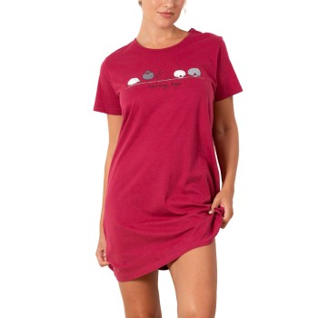 Trofé Trofe Yoga Big T Nightdress Rosa bomuld XX-Large Dame