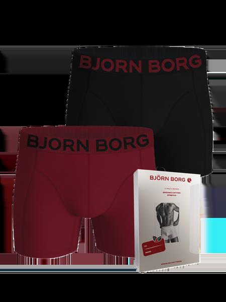 Björn Borg Organic Cotton Stretch Boxers 2-pack Sort, XL