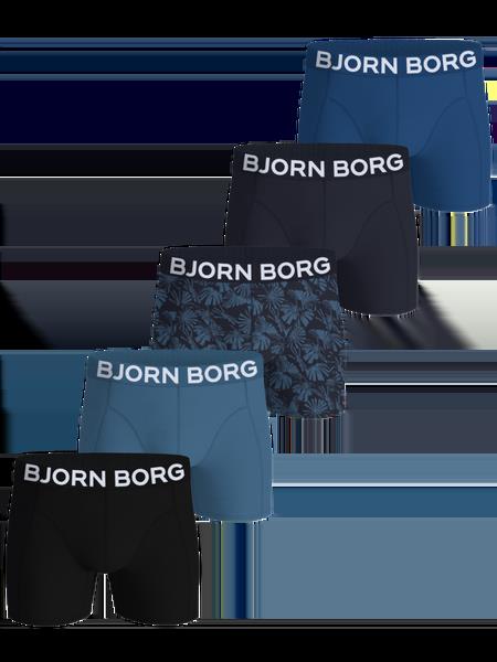 Björn Borg Organic Cotton Stretch Boxers 5-pack Sort, L