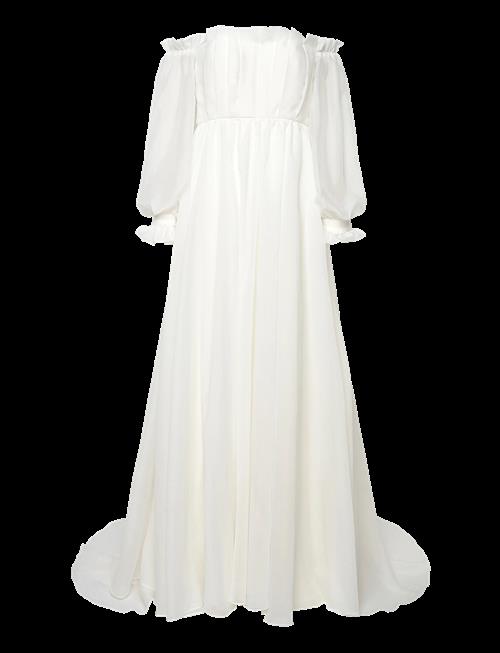 Malina | Amelia Off-The-Shoulder Organza Bridal Gown | S