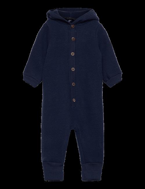 mikk-line | Wool Baby Suit W. Hood | 80