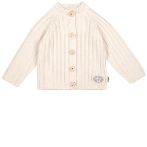 Lillelam Nature Babycardigan Cremefarvet Cream White 86 cm Uld Hvid  86 cm  unisex