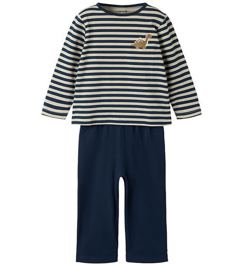 Name It Nattøj - 2-delt - NmmRyndq - Navy Blazer m. dinosaur