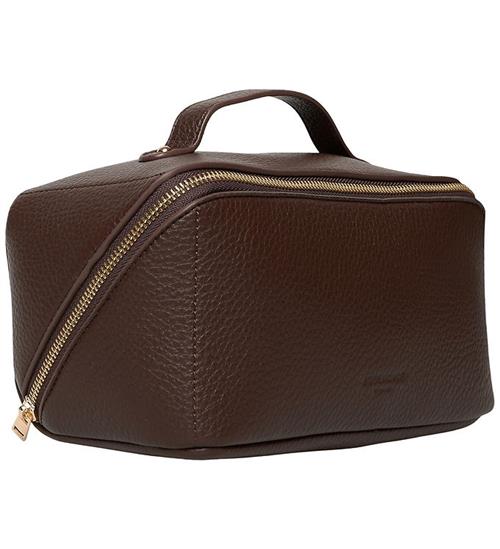 Rosemunde Toilettaske - RbMunich - Dark Chocolate Gold