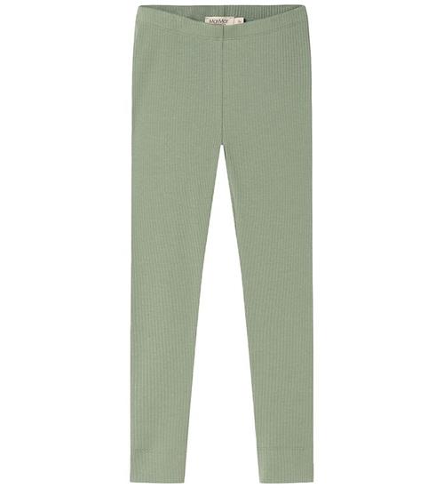 MarMar Leggings - Rib - Bomuld/Modal - Leg - Frosted Green