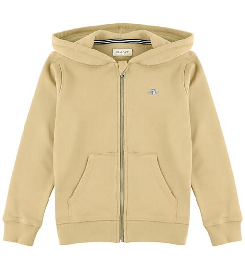 GANT Cardigan - Shield - Dark Khaki