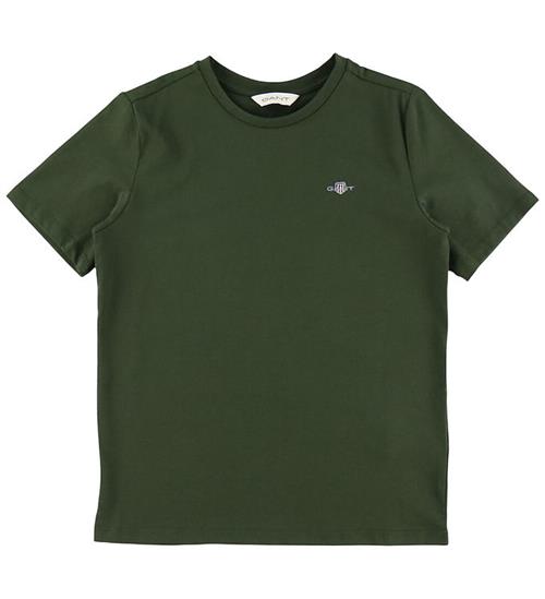 GANT T-shirt - Shield - Dark Moss Green