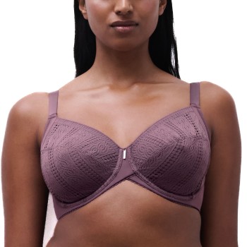 Chantelle BH EasyFeel Very Covering Underwired Bra Blomme nylon H 75 Dame