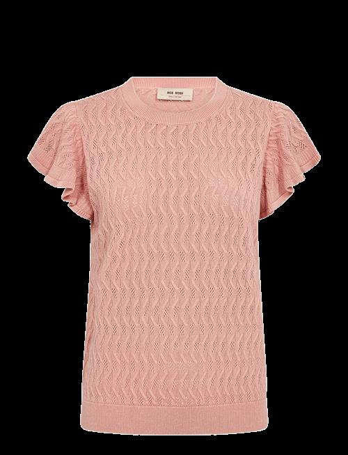 MOS MOSH | Mmganna Pattern O-Neck Knit Top | S
