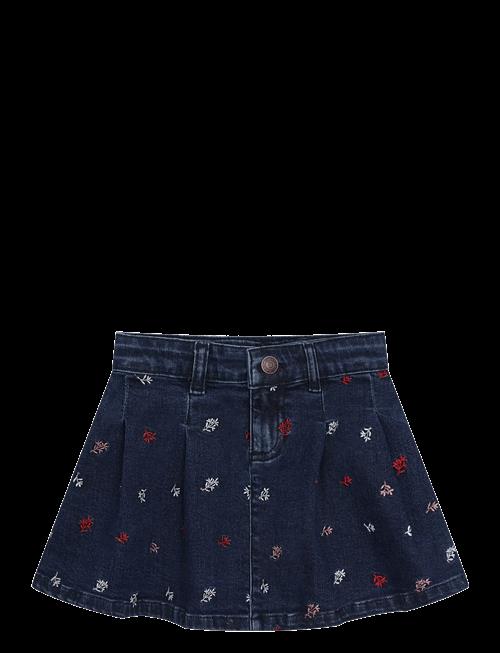 Minymo | Skirt Denim W. Emb. | 104
