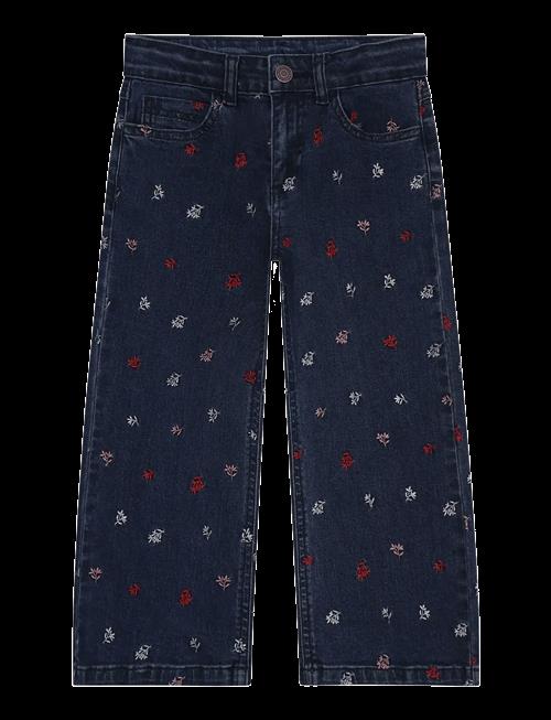 Minymo | Pants Denim W. Emb. | 128