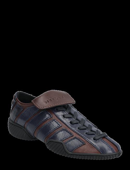 MIISTA | Nikoletta Brown And Navy Sneakers | 41
