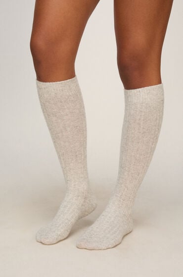 Hunkemöller Cashmere Blended Sokker Grå